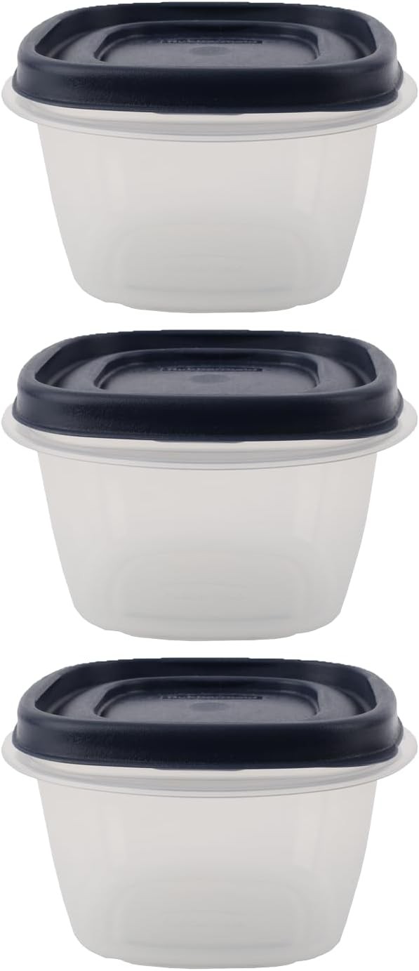 Rubber maid Food Storage Containers Two Cup Food Storage Containers 7 Piece Set