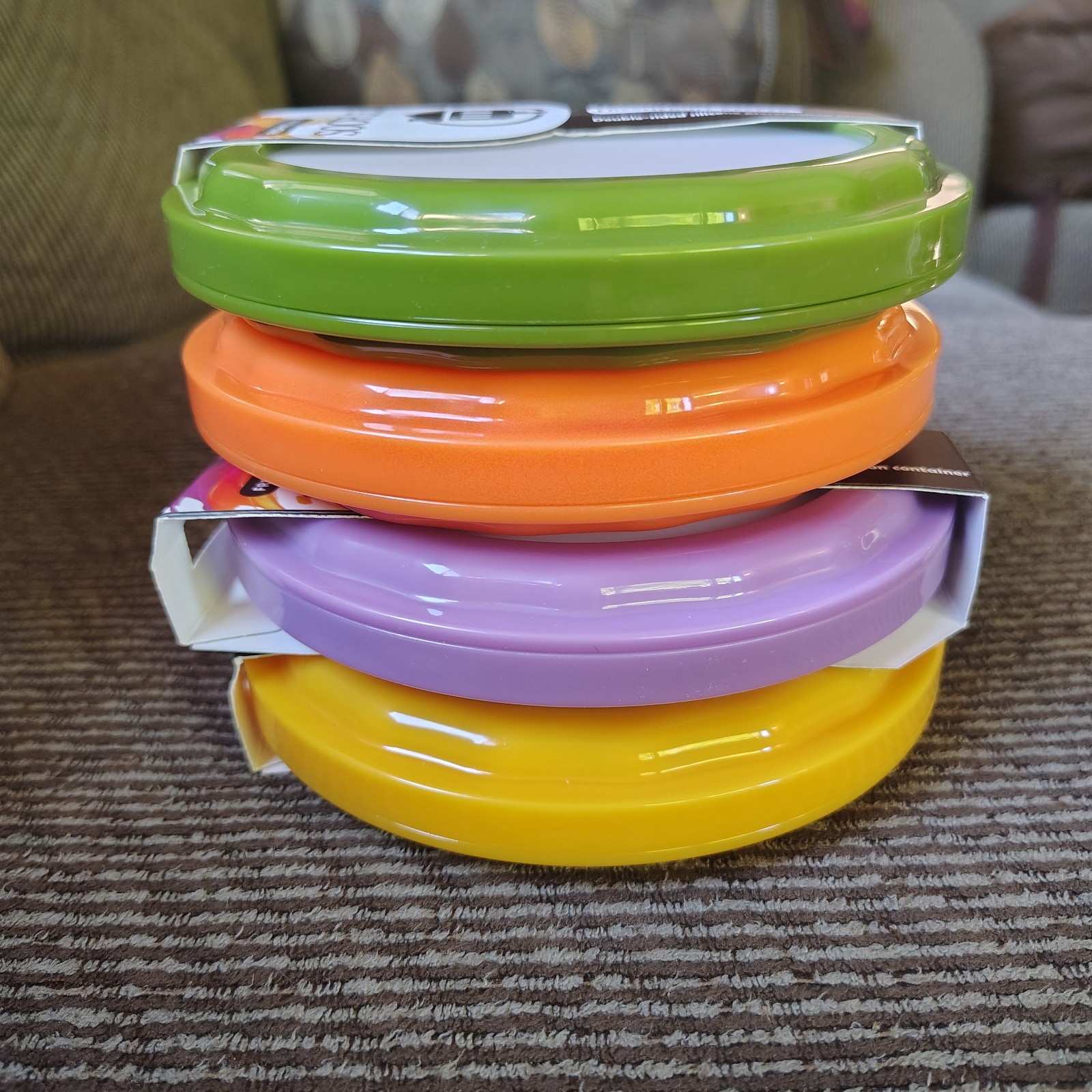 Soopleu Set of 4 Reusable Storage Containers for Onion, Avocado, Tomato, Lemon