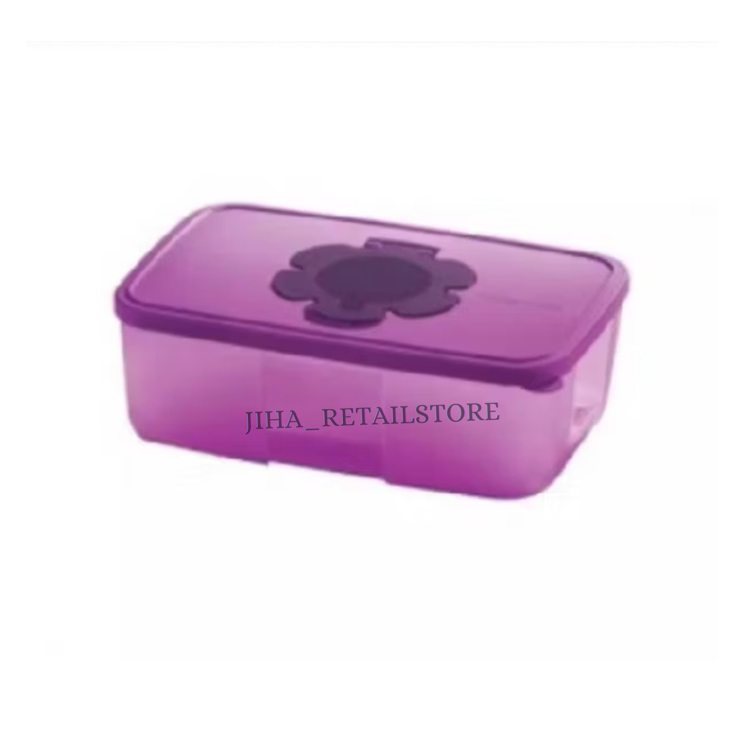 Tupperware Tissue Paper Storage Box Purple Container 1.7L