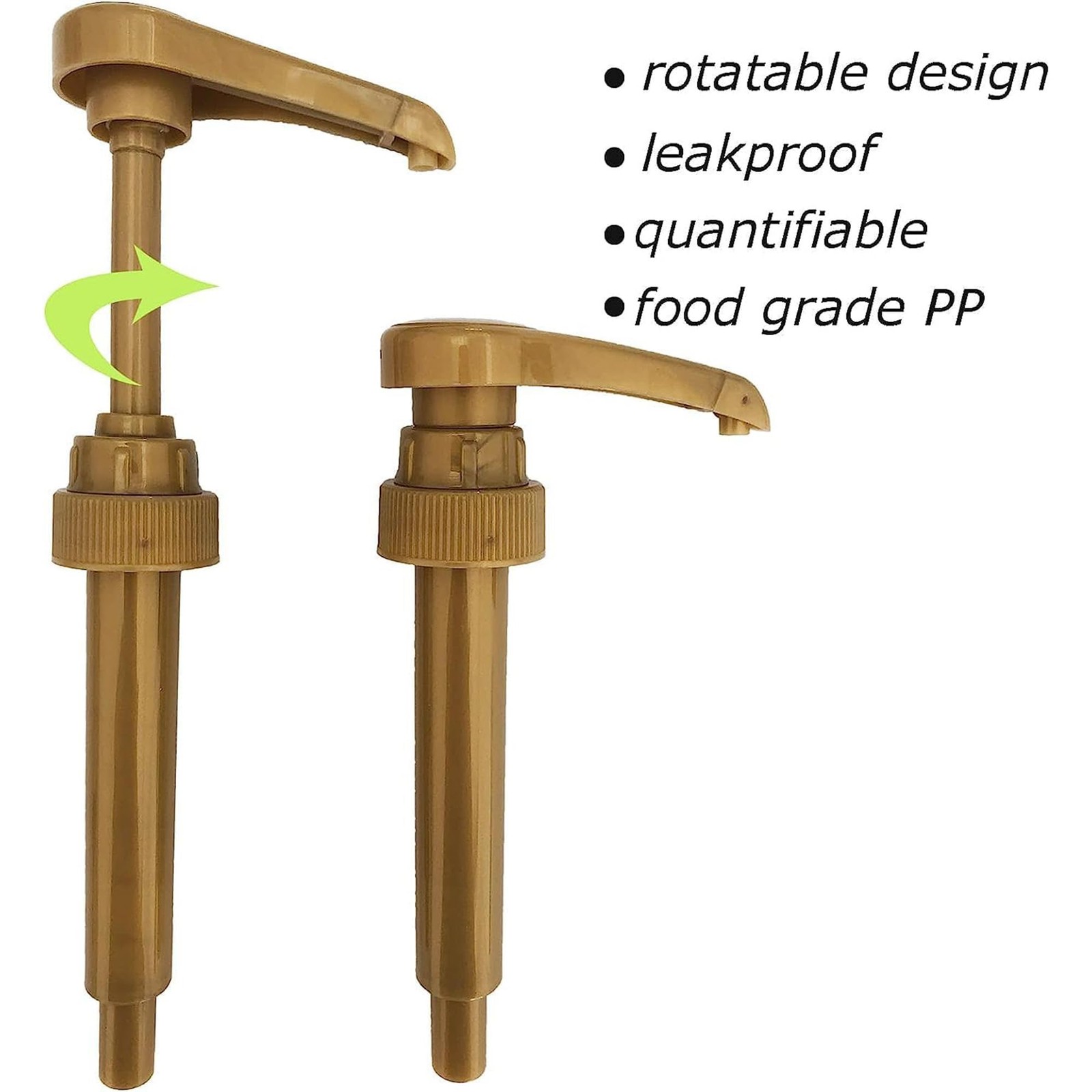 Syrup Pump Compatible with Torani, DaVinci and Skinny Set of 2 fits bottles …
