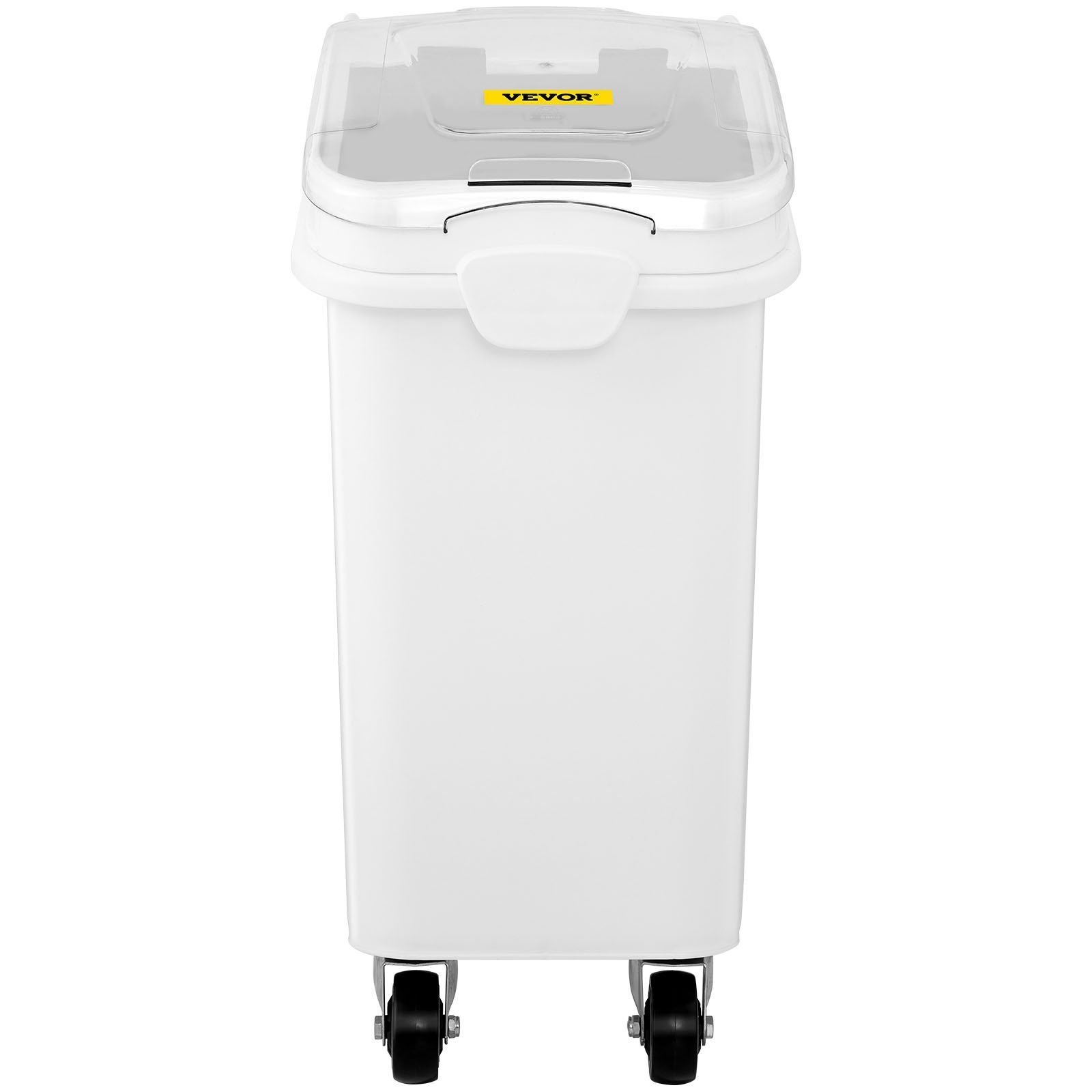 21Gal Ingredient Bin with Scoop& Sliding Lid Commercial Food Storage for Kitchen