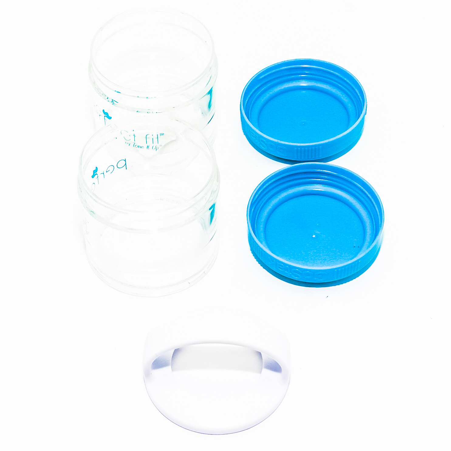 GoStak Perfect Fit Blender Bottle By Tone It Up Powder Vitamin Snacks Containers