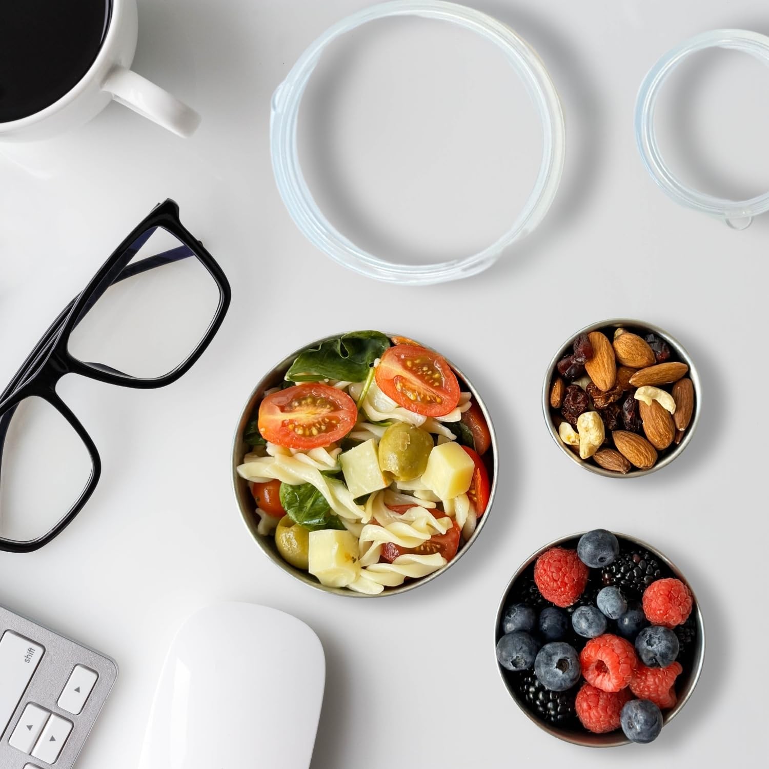 Kids Snack Containers for School [12oz/ 7oz/ 3oz] – Stainless Steel Lunch Con…
