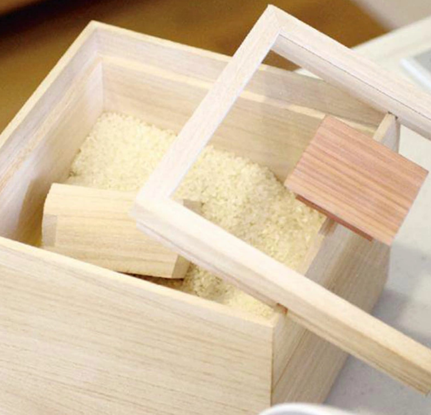 Masuda Kiribako Store Rice Bin kome bitsu 3kg Paulownia Rice NEW F/S