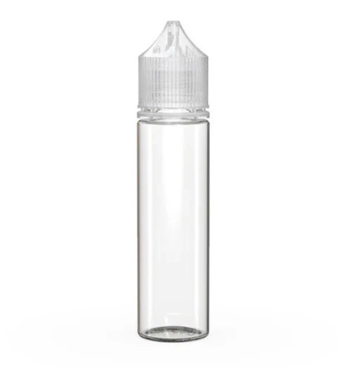 CHUBBY GORILLA 60ML V3 AUTHENTIC PET Bottles (100 pack) CLEAR BOTTLE/CLEAR LID