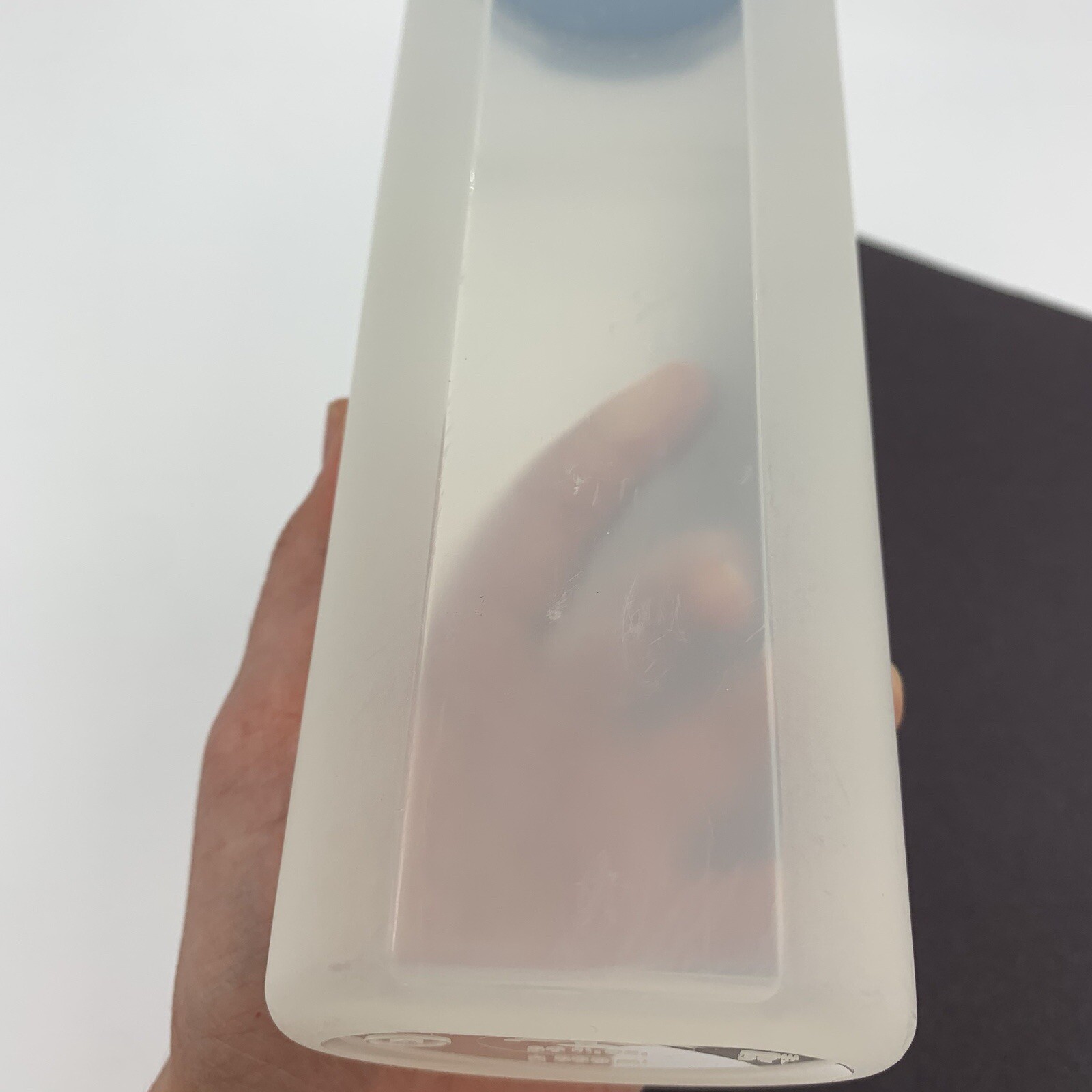 Vintage Tupperware Module Mates Spaghetti Container #4 Light Blue Lid 30 fl oz
