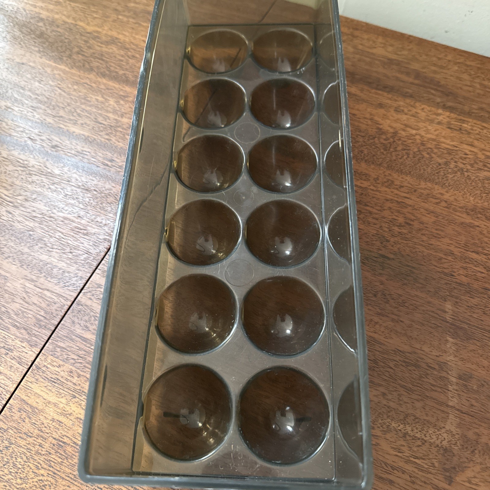 Vintage Egg Fridge Container Refrigerator 70s 80s Plastic Brown Eggs Gift Prop