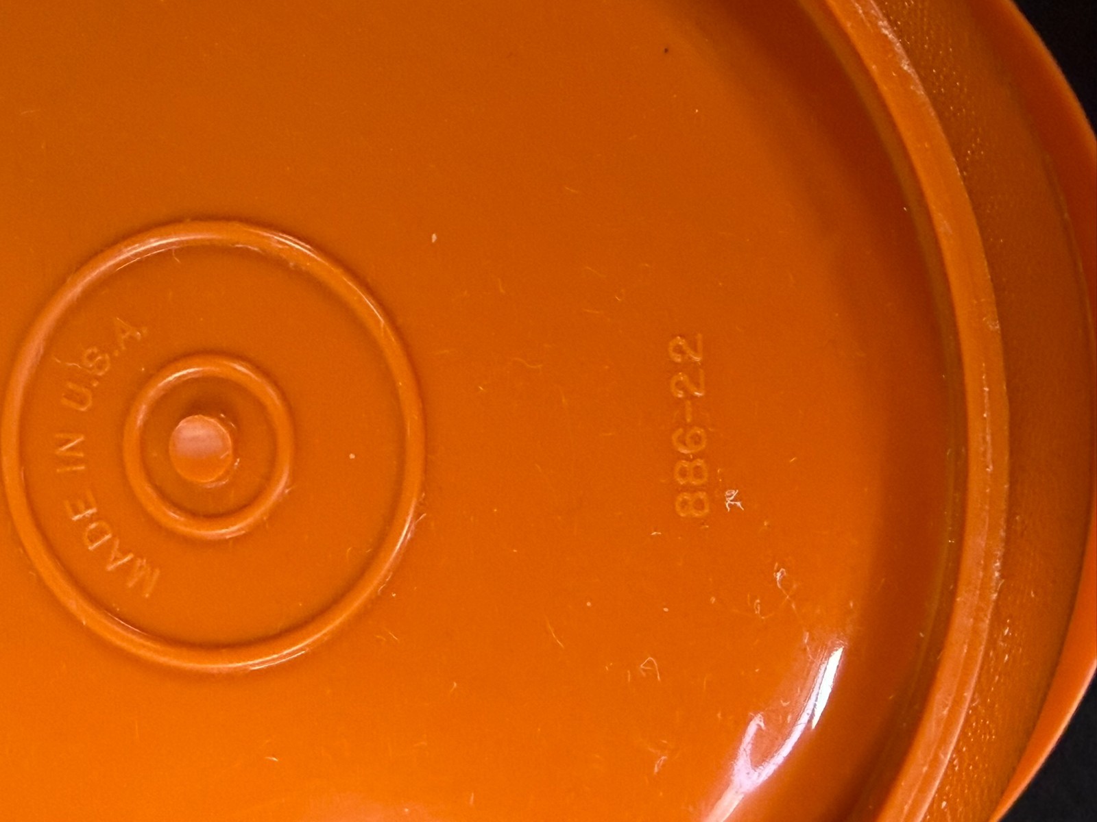 Vintage Tupperware Servalier Bowl Lot 4 Harvest Orange Yellow Canister Storage