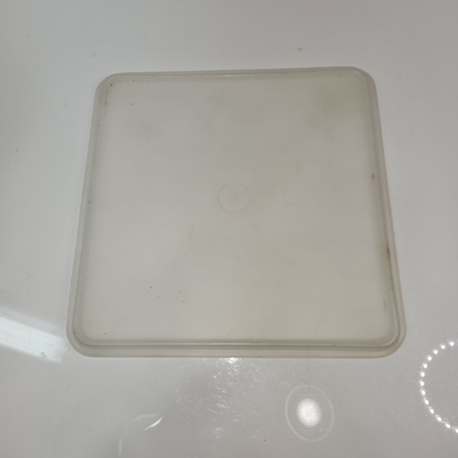 Lid For Eagle Super Seal Square Storage Plastic Container 9×9 GUC LID ONLY