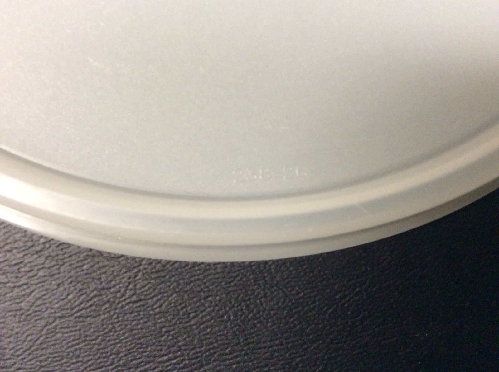 Tupperware 233-7 Pink Wonderlier Mixing Bowl with 238-26 Sheer Lid (Good)