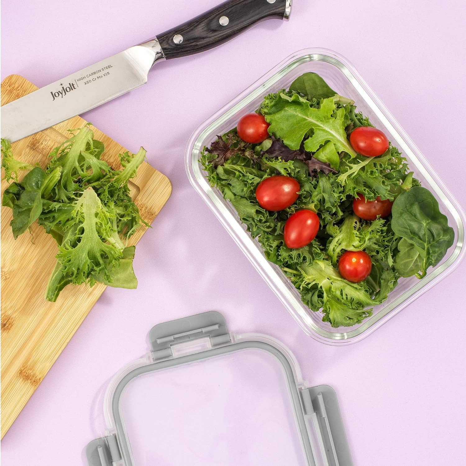 24Pc Borosilicate Glass Storage Containers with Lids | 12 Airtight/Freezer Safe