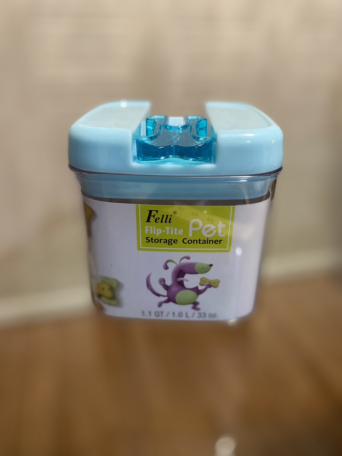 Felli Flip Black Tite Food Storage Container Set Airtight Lid 1.1 QT /1.0/ 33oz