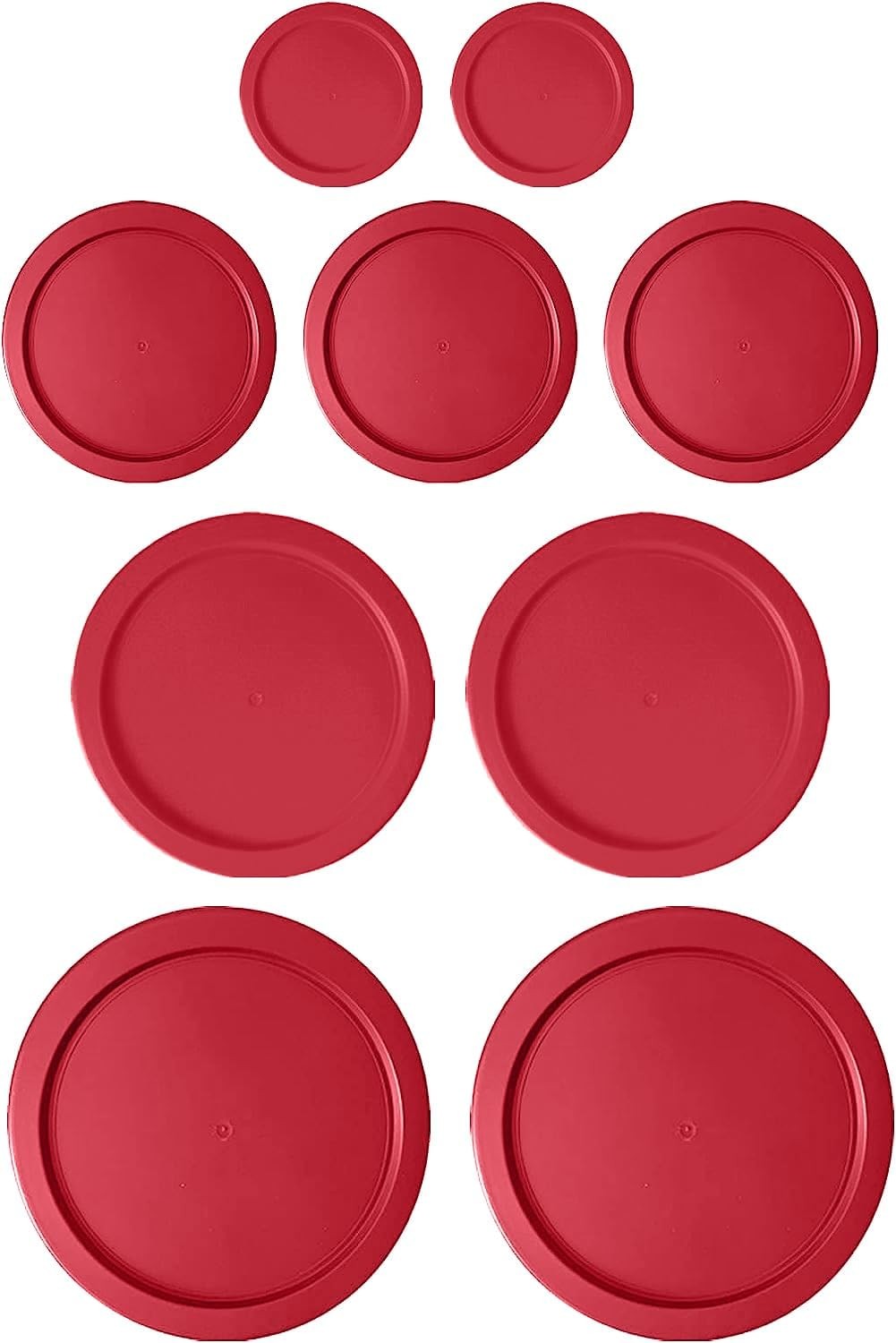 Replacement Lids Pyrex Glass Foood Storage Containers Containers Round 2 1-Cup 3