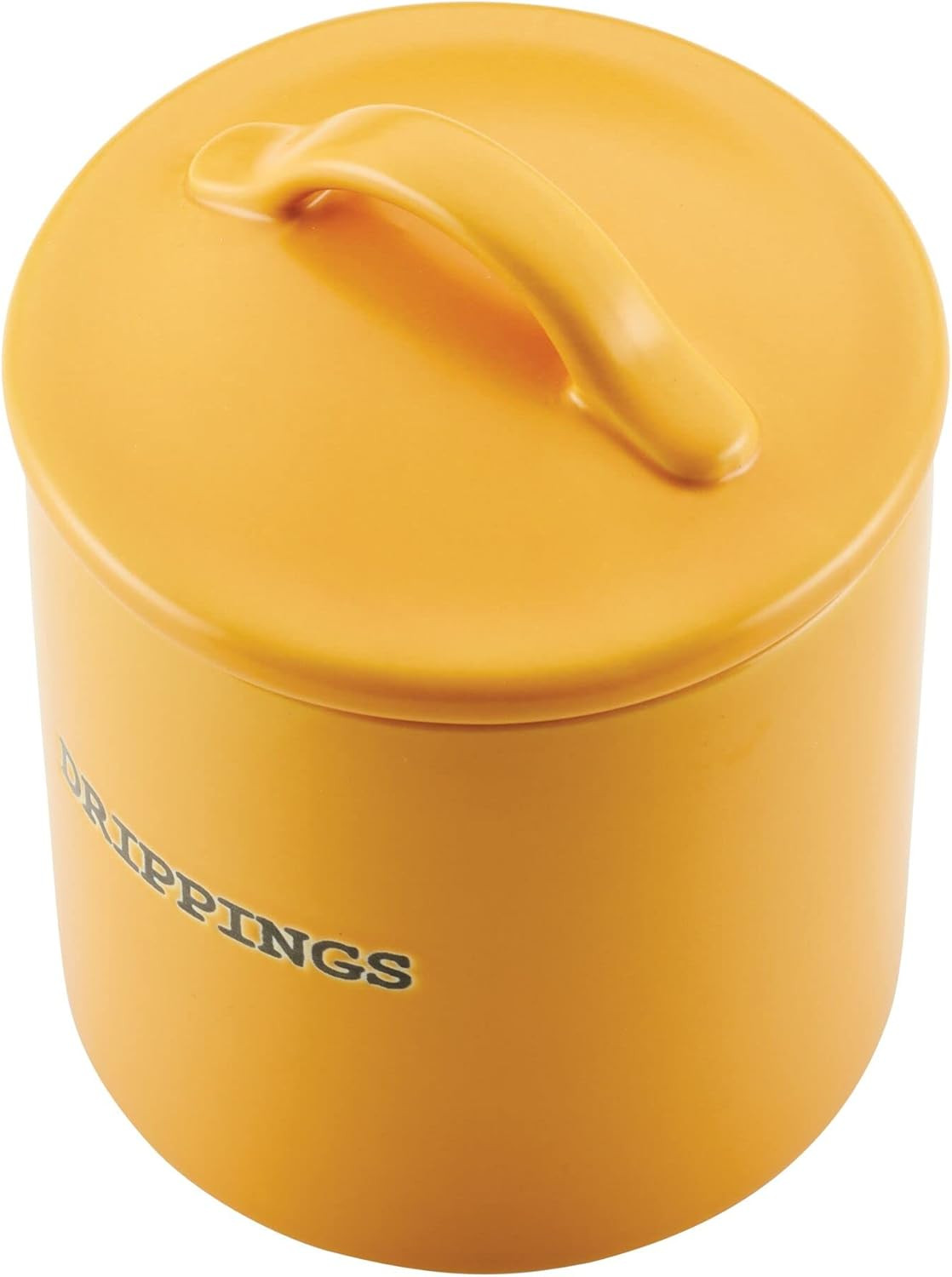Curry Ceramics Bacon Grease Jar/Container, 21 Ounce – Mustard