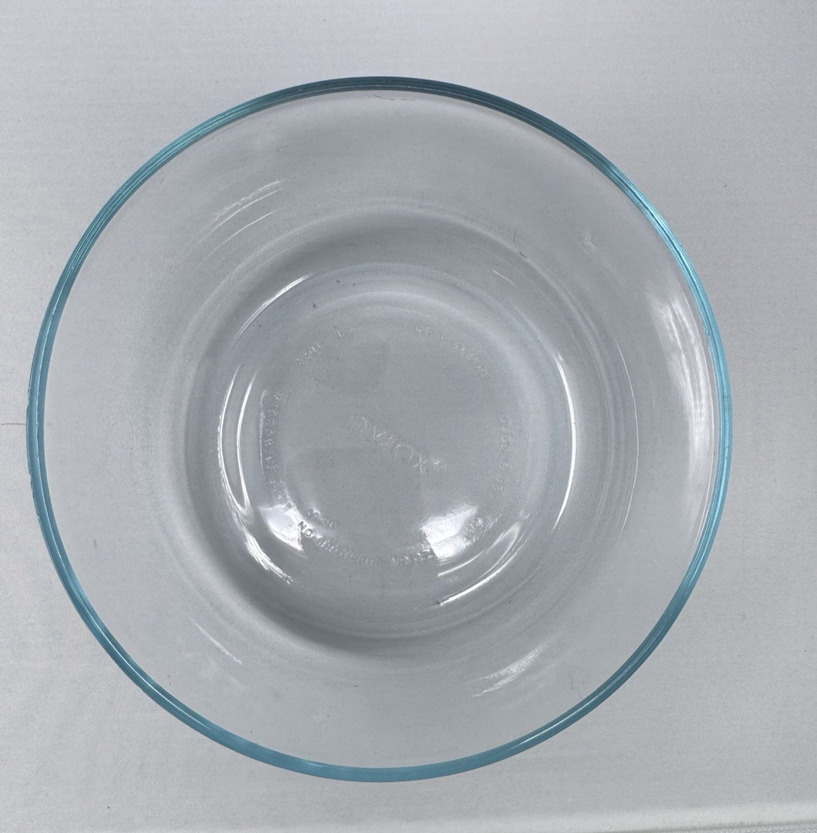 PYREX SIMPLY STORE 7201 4 CUP & 7203 7-CUP CLEAR GLASS ROUND FOOD STORAGE BOWLS