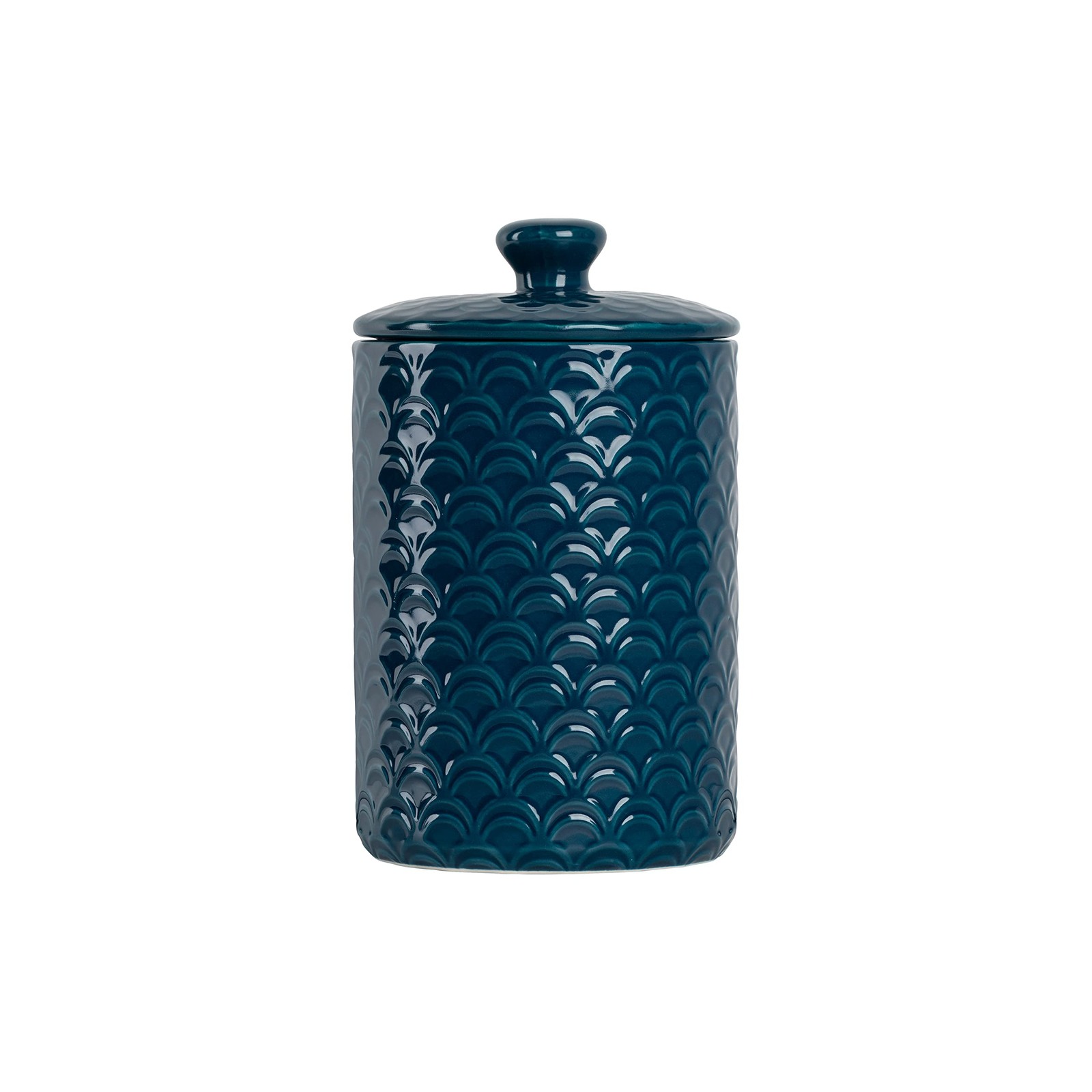 10 Strawberry Street Kitchen Canister Set, 3 Piece, Ocean Navy