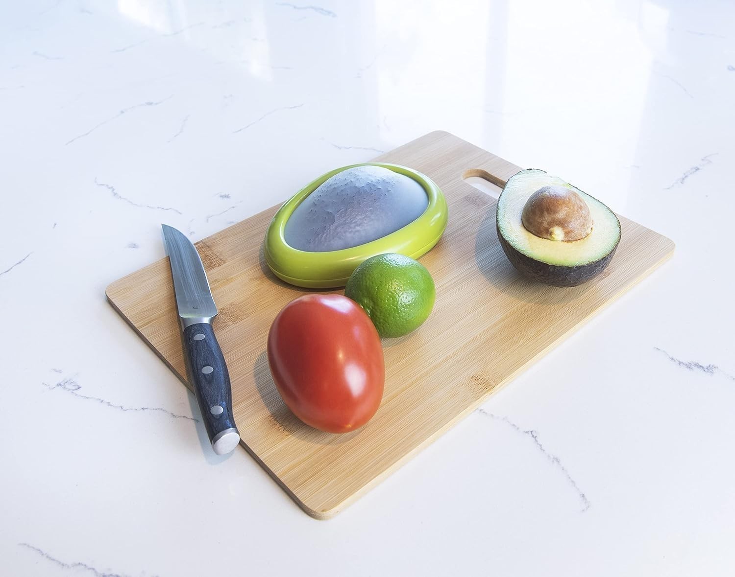 Fresh Stretch Pod Avocado Storage Container, Silicone Food Saver, Keeps Lefto…