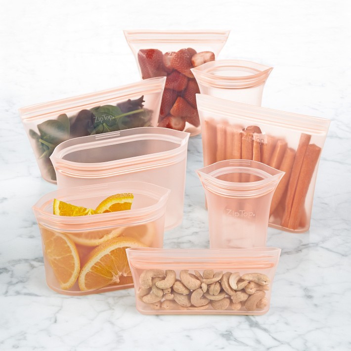 Zip Top 8-Piece Silicone Storage Set-Williams Sonoma|40882
