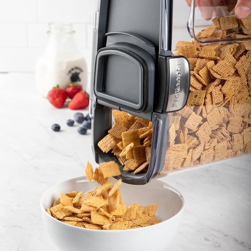 Airtight Cereal Storage Container Set Large Snack Keeper Easy Pouring Prokeeper