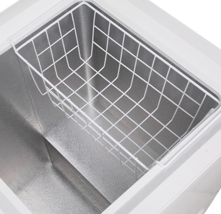 2 Pack 17.5″ Freezer Organizer Bins, Metal Wire Storage Baskets for Chest Freeze