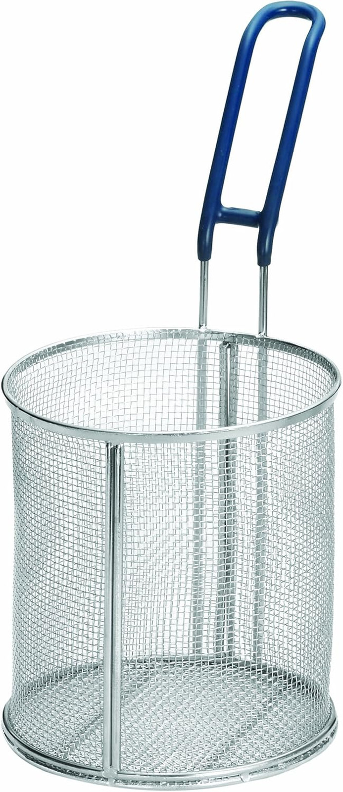 round Pasta Basket, 6-1/2 by 7-Inch, Stainless Steel