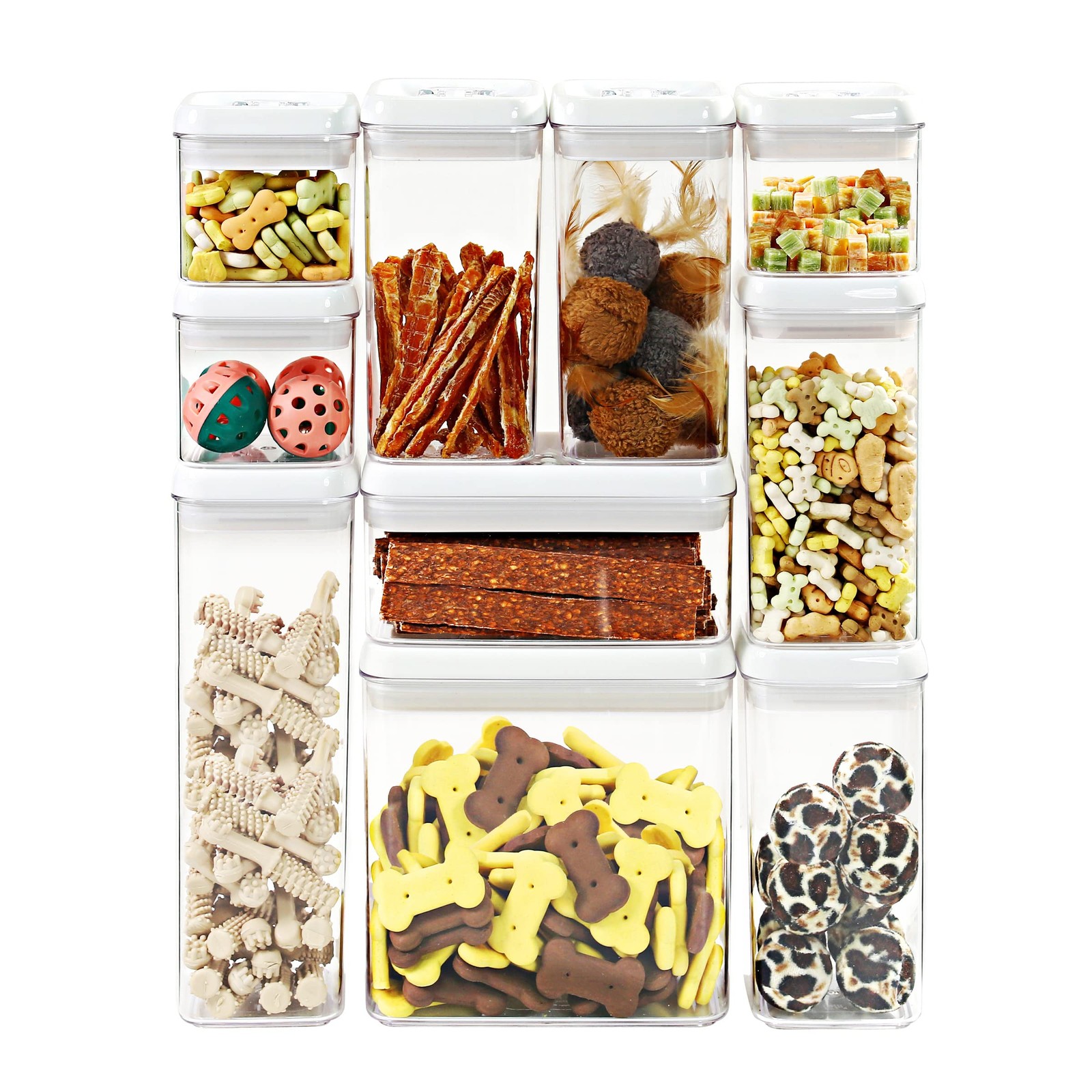 Flip Tite Storage Container with Lid 4” RECTANGULAR Airtight Ring Flip Top, S…