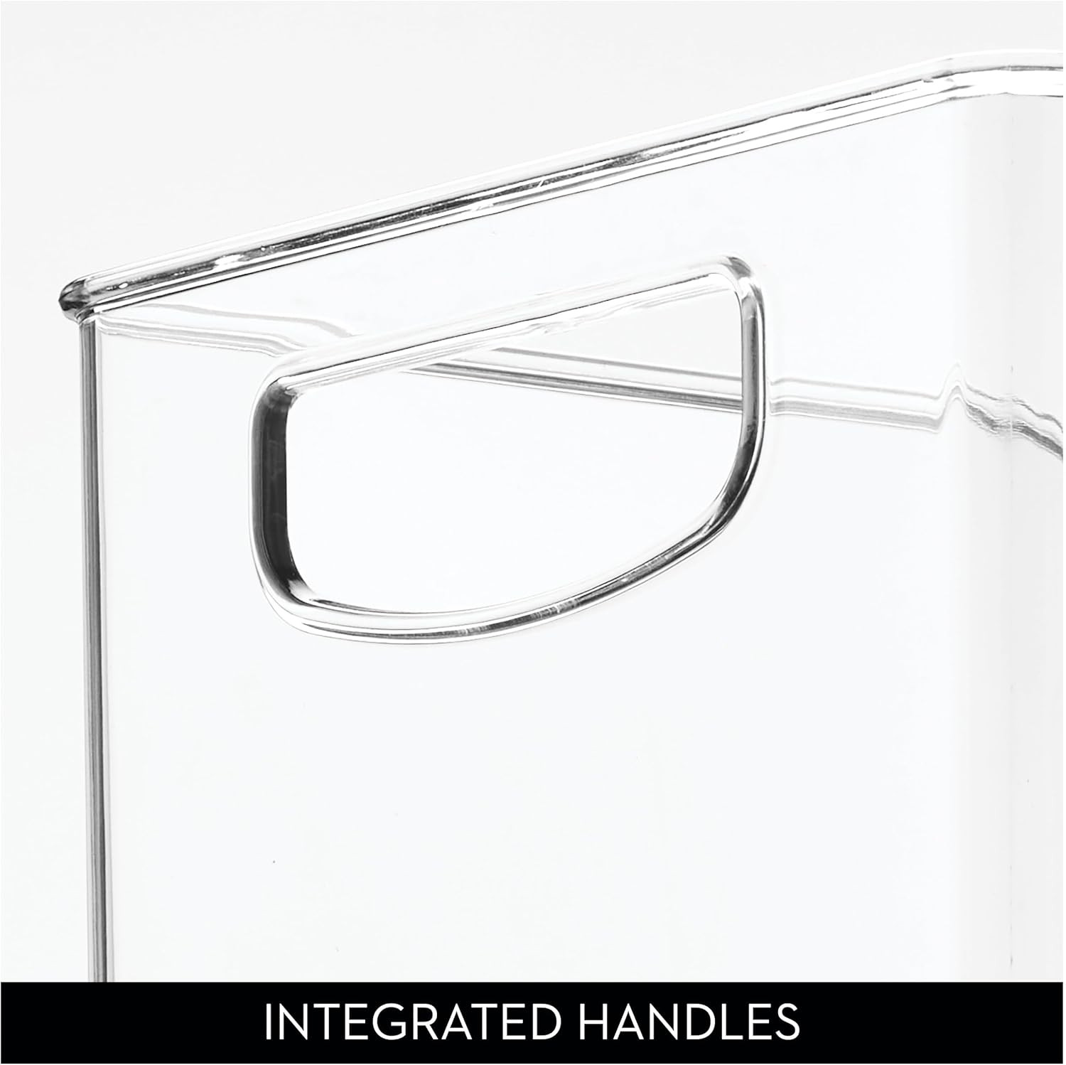 Stackable Clear Plastic Bin | Kitchen Organizers and Storage, for Fridge and Pan