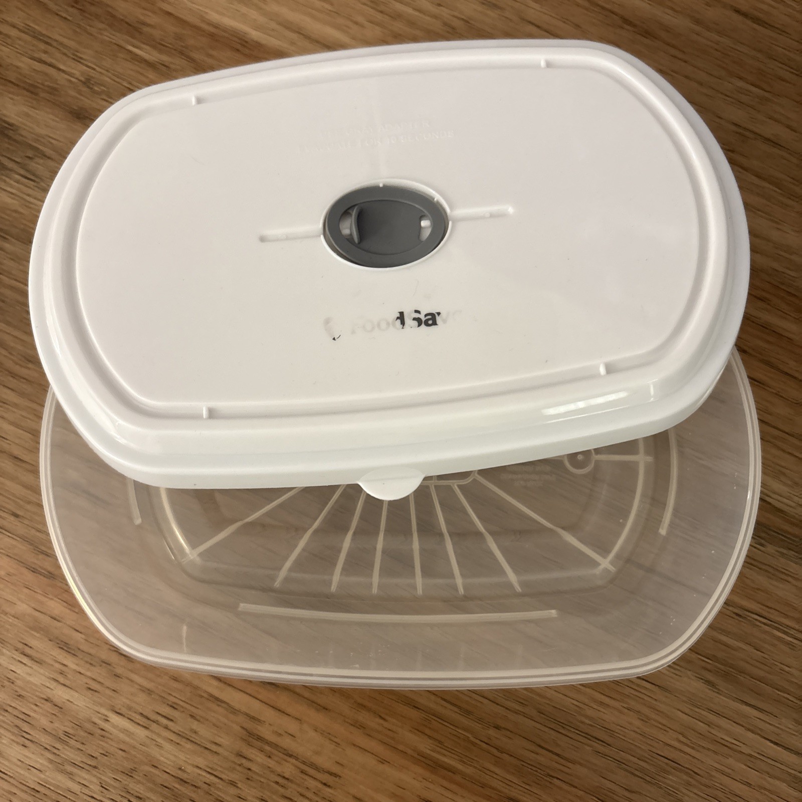 FoodSaver Vacuum Seal Storage Clear 9x6x2” Rectangle, Deli Lunch Meat Container