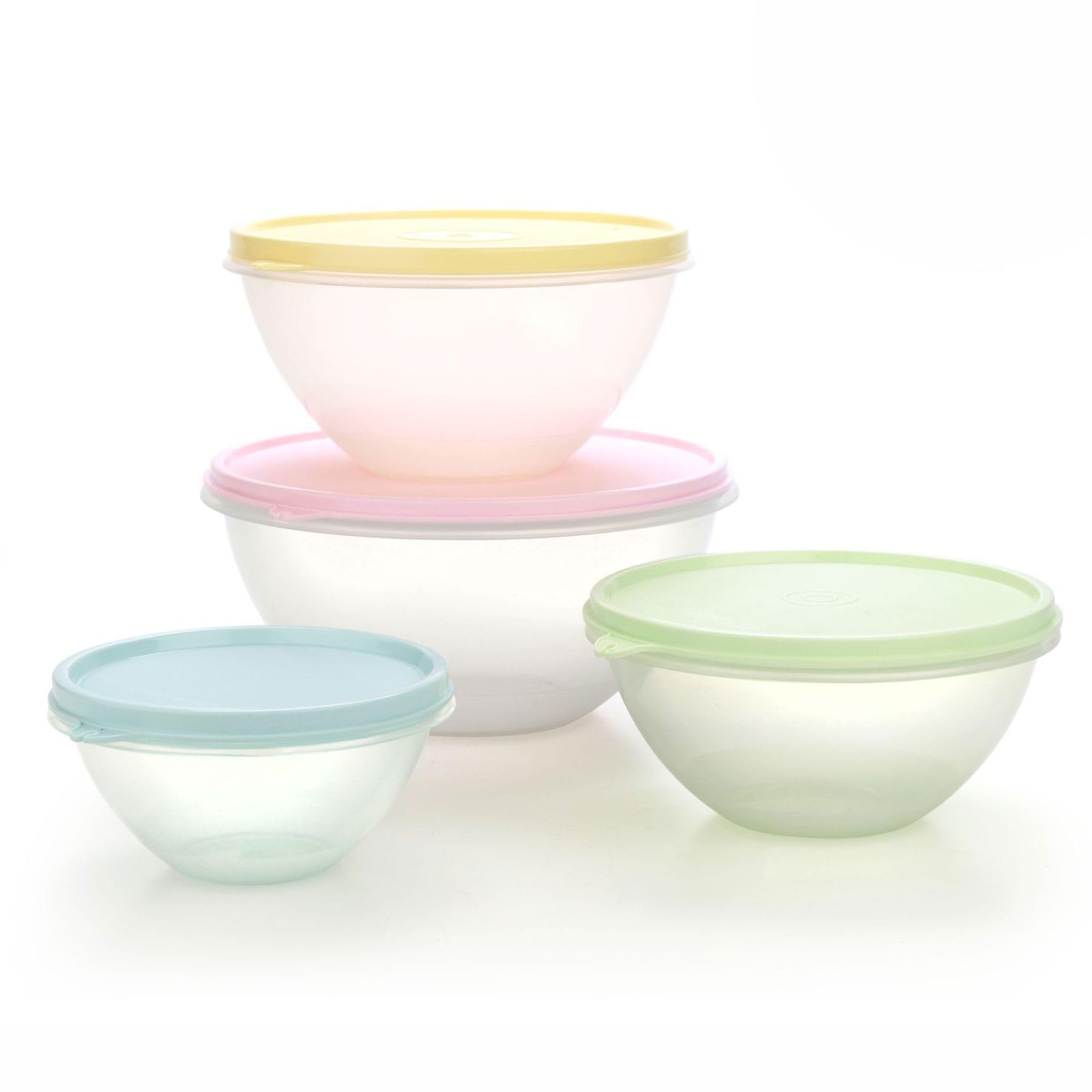 Food Storage Containers with Lids Set of 4 – 60oz, 40oz, 27oz, 13oz Meal Prep…