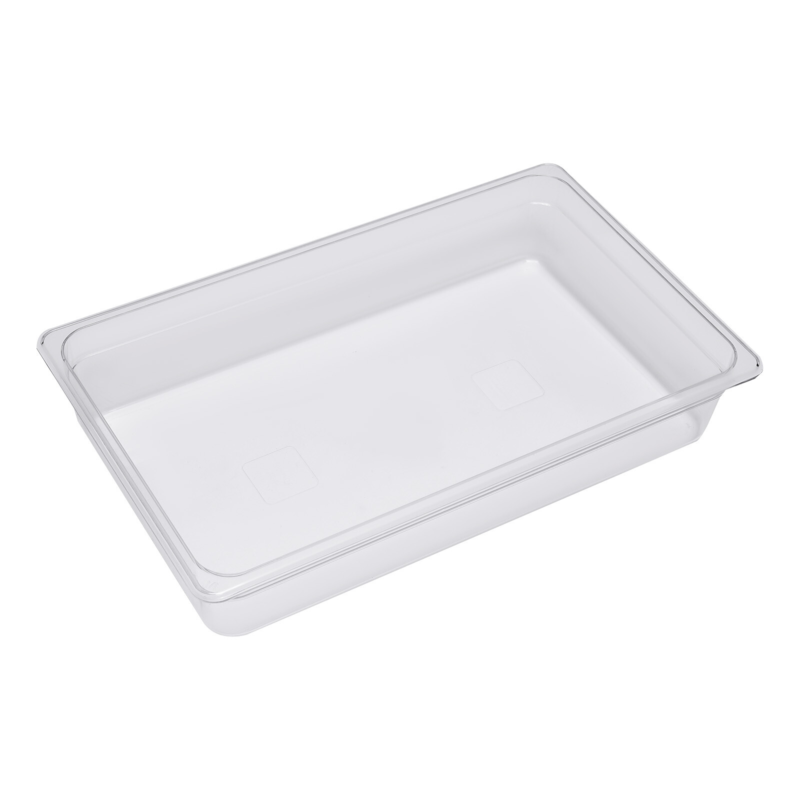 6 Pack Food Pans with Lids, 4” Deep, Polycarbonate, Clear