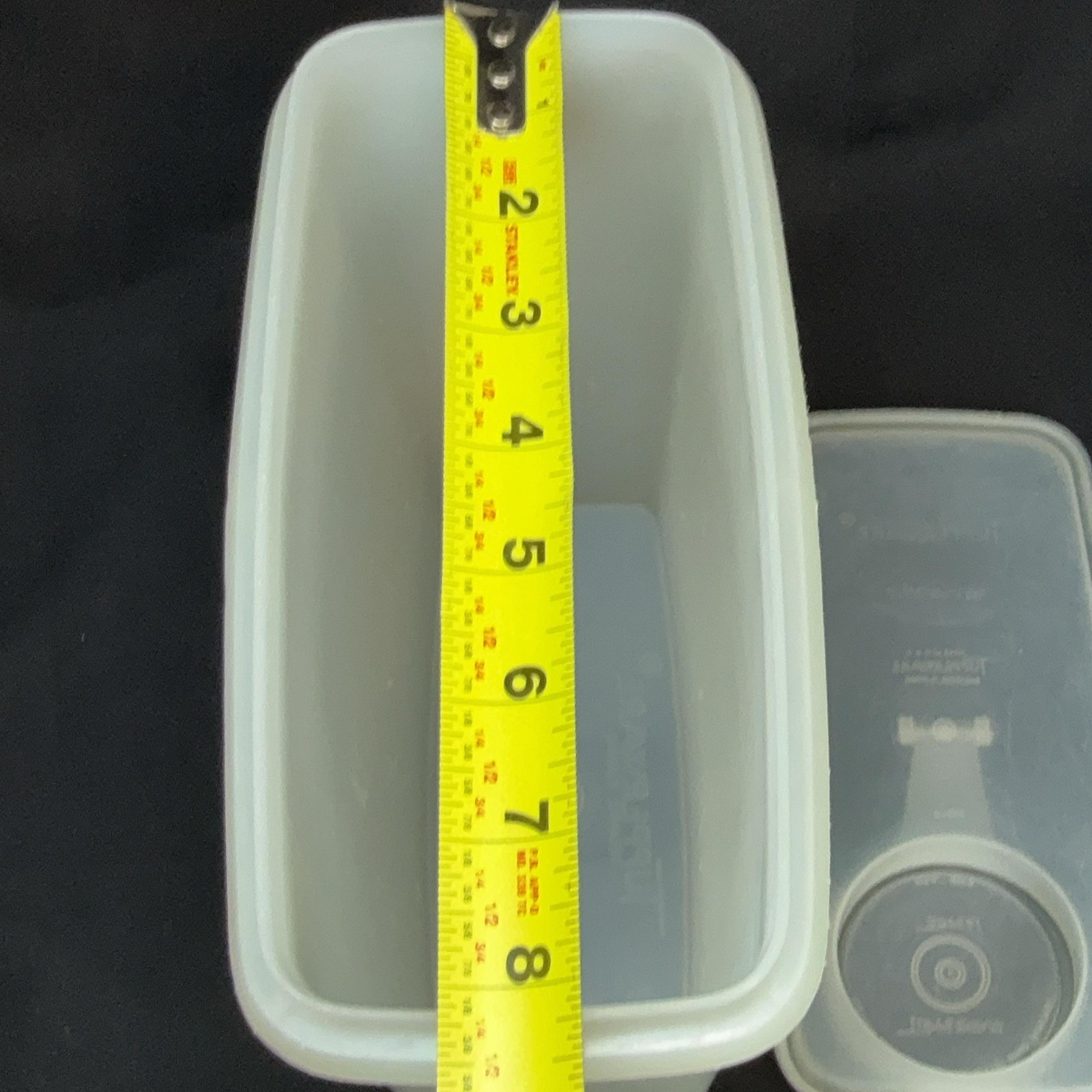 Tupperware Cereal Keeper Container Flip-Top Pour Spout Clear Plastic Storage USA