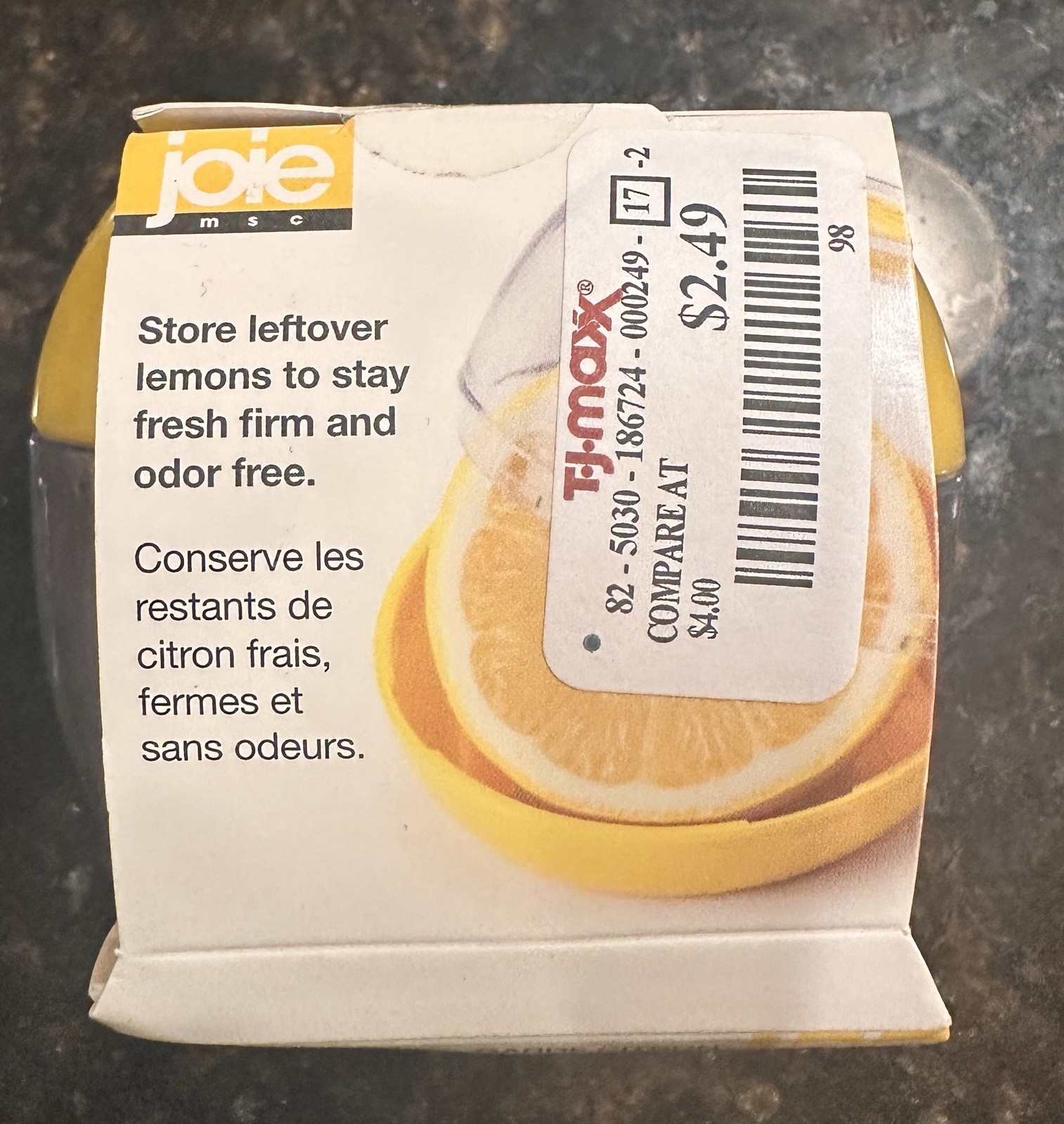 Joie Lemon Pod, Stay Fresh and Odor Free Storage