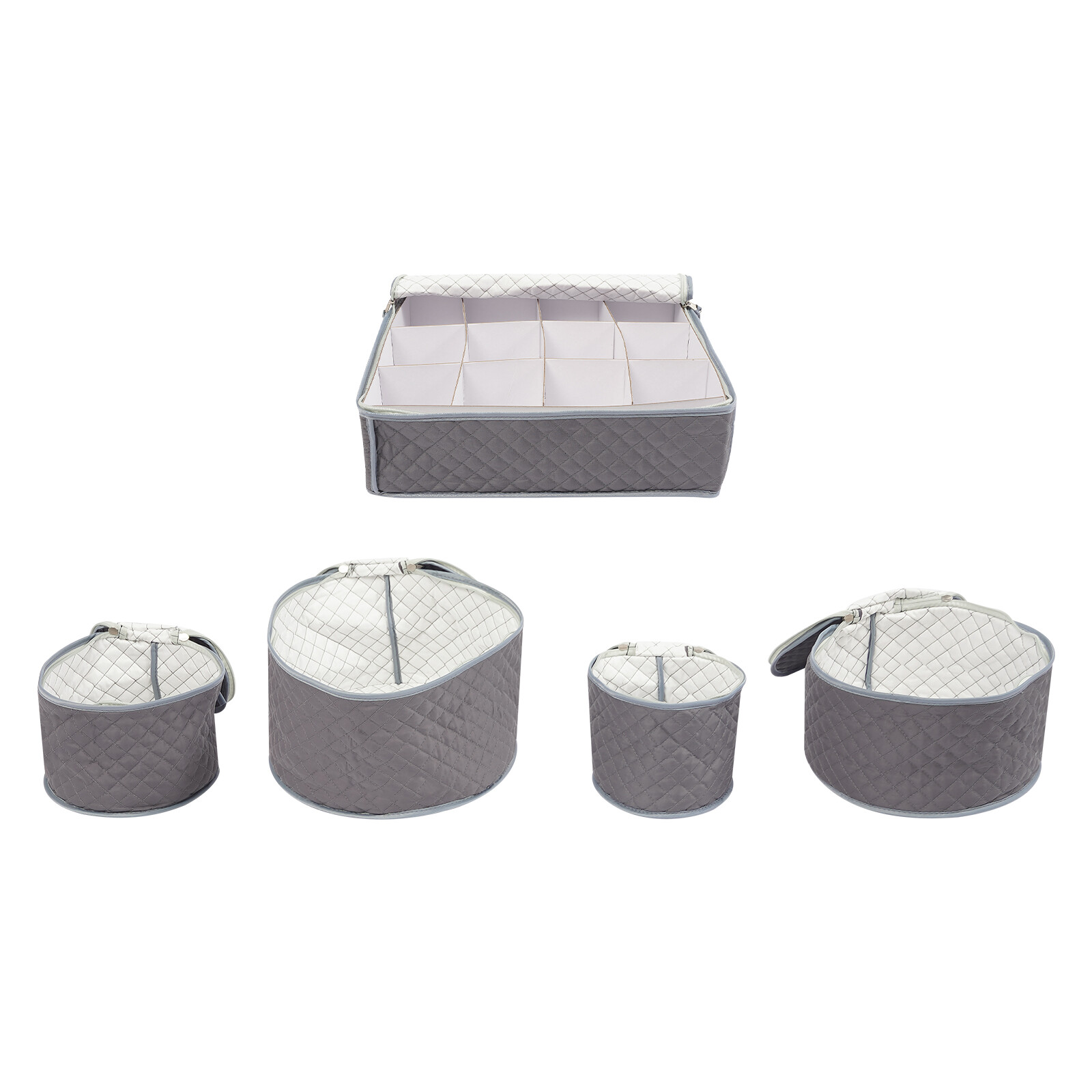 China Dinnerware Storage Sets Hard Shell Flatware, Plates & Cups Storage Holders