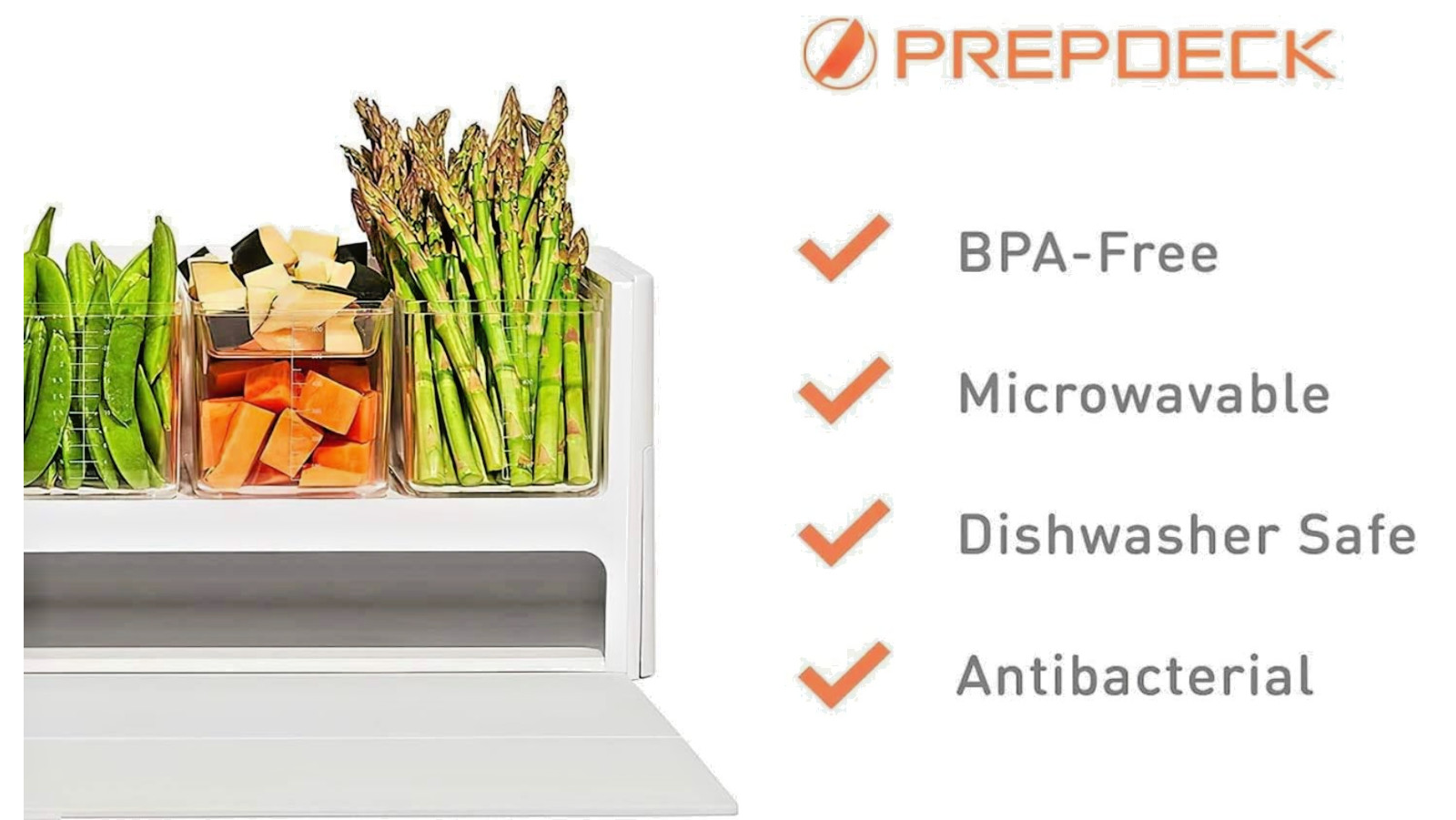 Prepdeck Cooking Prep Station – Ultimate Kitchen Organizer Walnut NIB