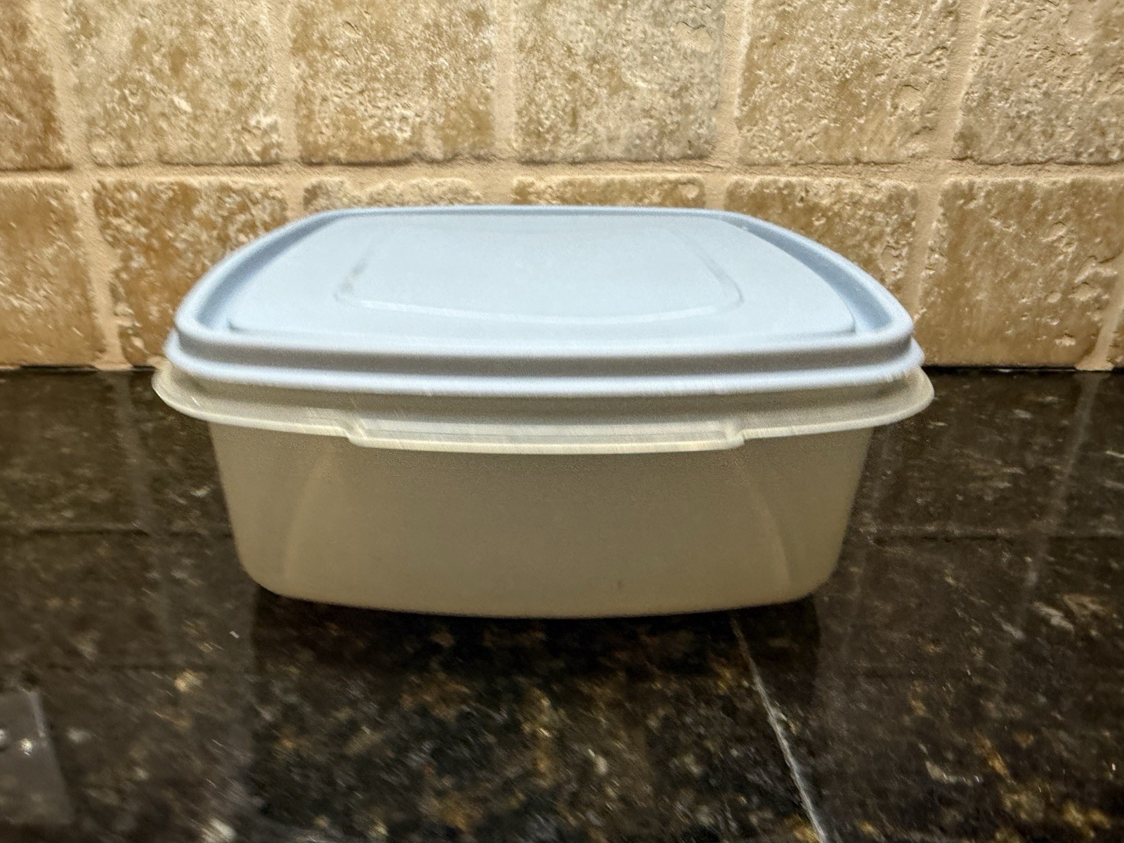 Rubbermaid Servin’ Saver #3 Storage Container Square Blue + Lid 10 Cups