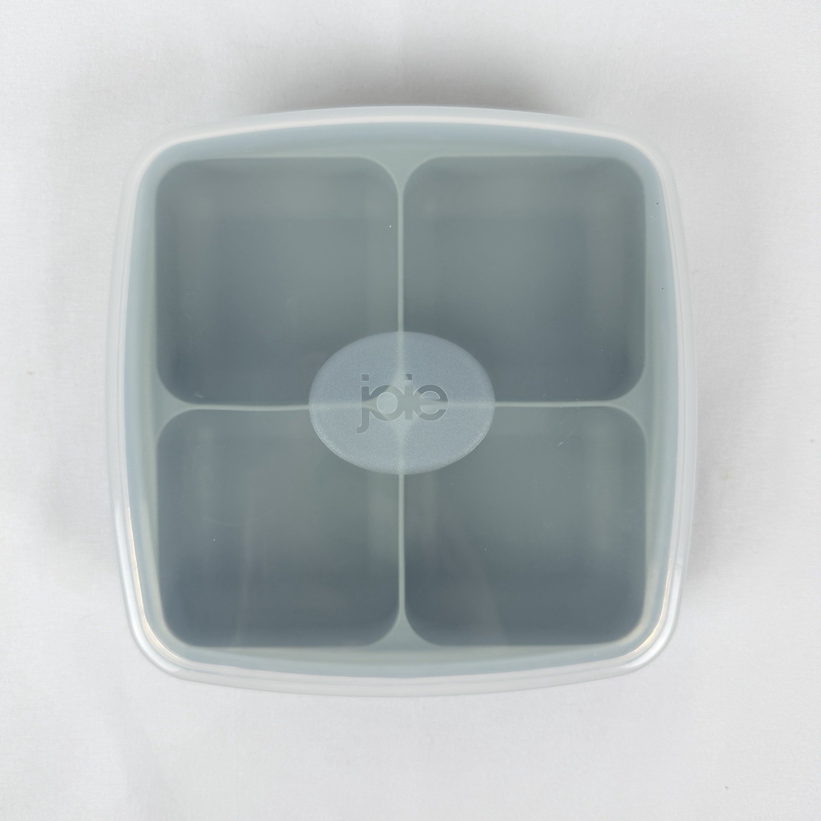 Set of 2 Joie Silicone Portion Tray 1/2 C + 1 oz Meal Prep Food Container