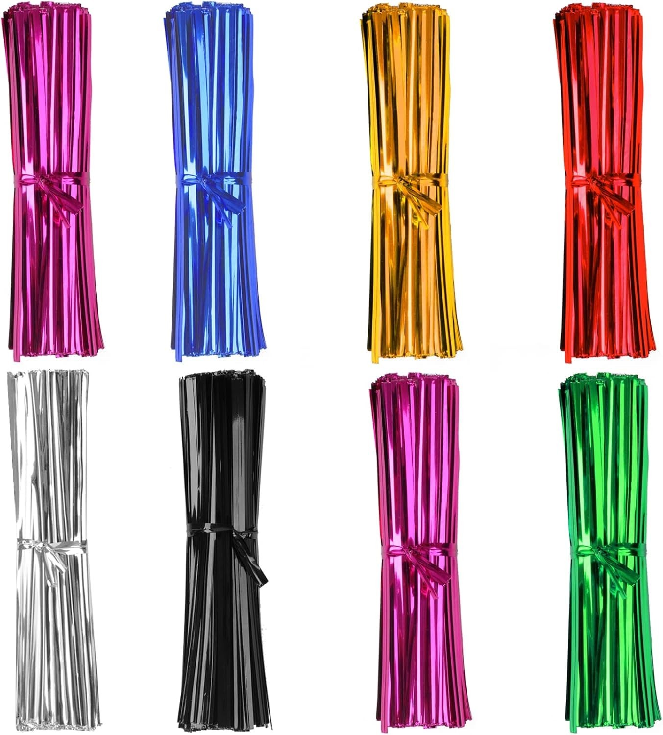3200Pc Twist Ties Plastic 4in Bag Ties Reusable Bread Ties Christmas Home Office