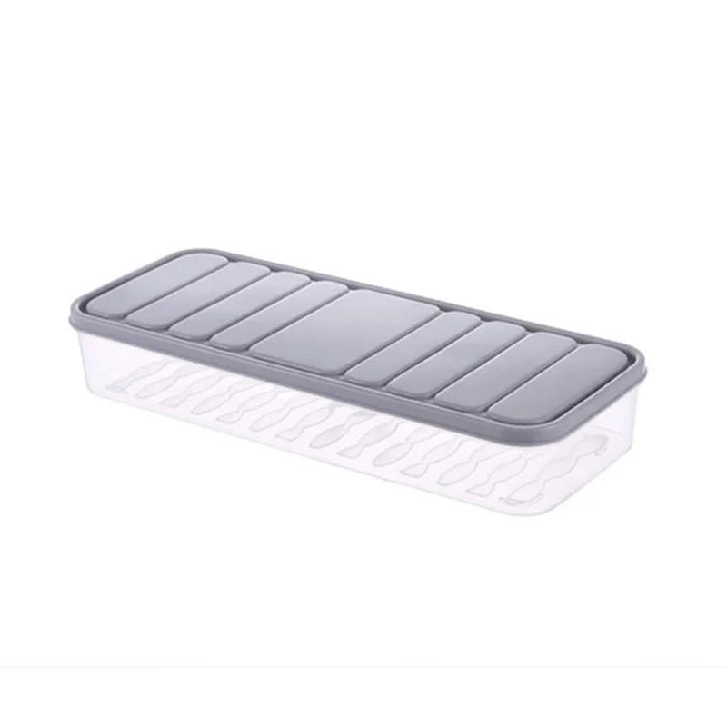 Box Food Storage Container Stackable Food Saver Box with Lid Square Plastic