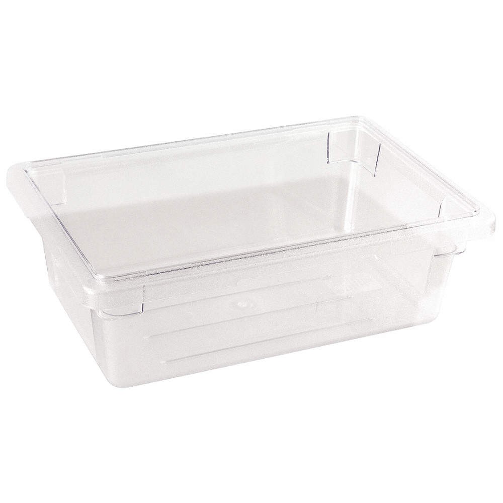CRESTWARE SBH6 Food Storage Box,18 in L,Clear 45GK25