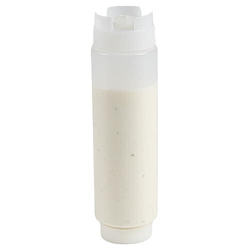 16oz. FIFO Inverted Plastic Squeeze Bottle with Refill and 16 oz 1 Count