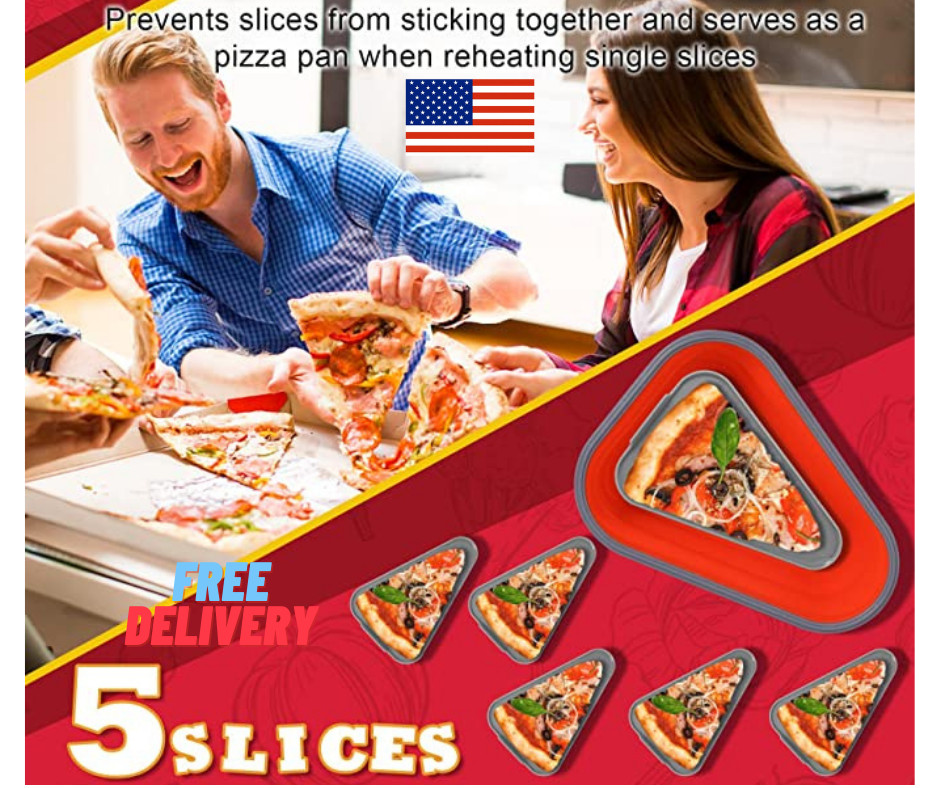 Pizza Storage Container Expandable,Pizza Container with 5 Microwavable…