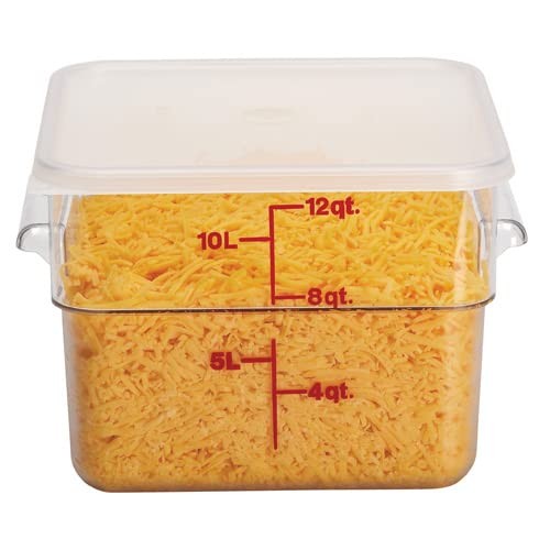 SFC12SCPP Square Seal Lid for 12, 18 and 22 Qt. Capacity Clear Camwear Contai…