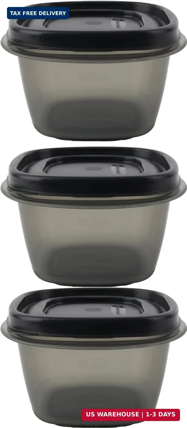 Bundle Food Storage Container Set, Easy Find Lids with Chalk Pen And Chalk Label