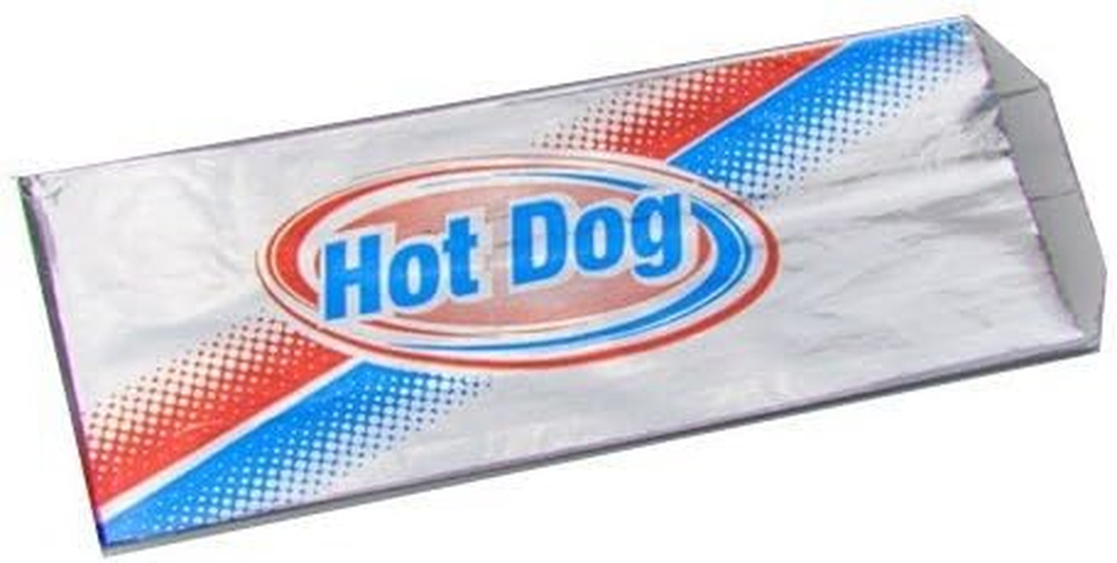 Hot Dog Foil Bag Red/Blue, 4.5″ Length X 3.5″ Width X 8.5″ Depth | 1000/Case