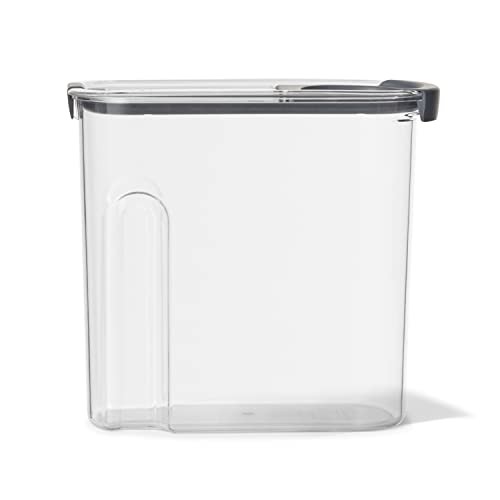 Rubbermaid Brilliance Airtight Cereal Food Storage Container, 18 Cup, Clear