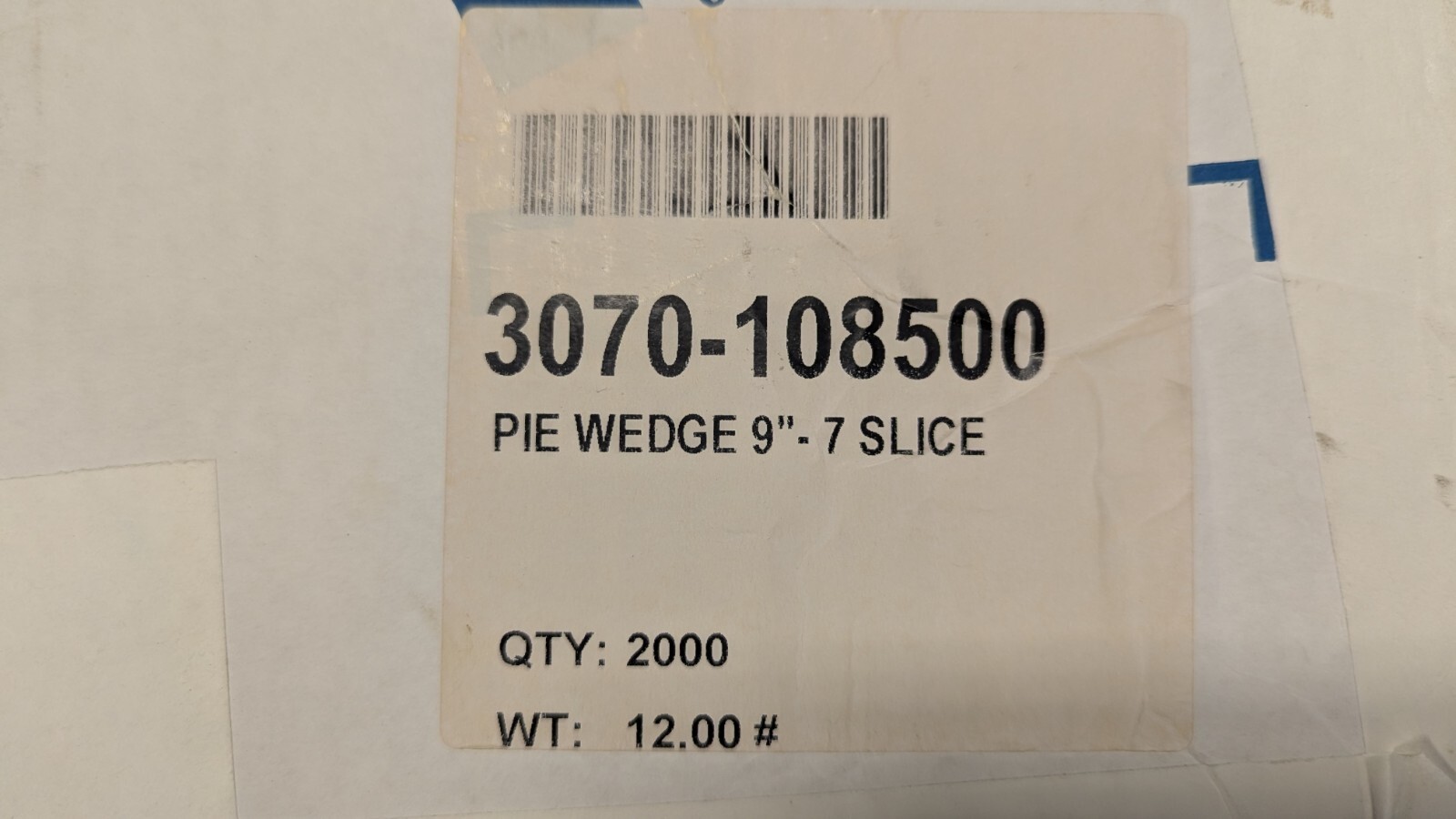 Form Plastics 3070 Clear Pie Cake Tart Slice Wedge Bakery Containers 8oz 2000ct
