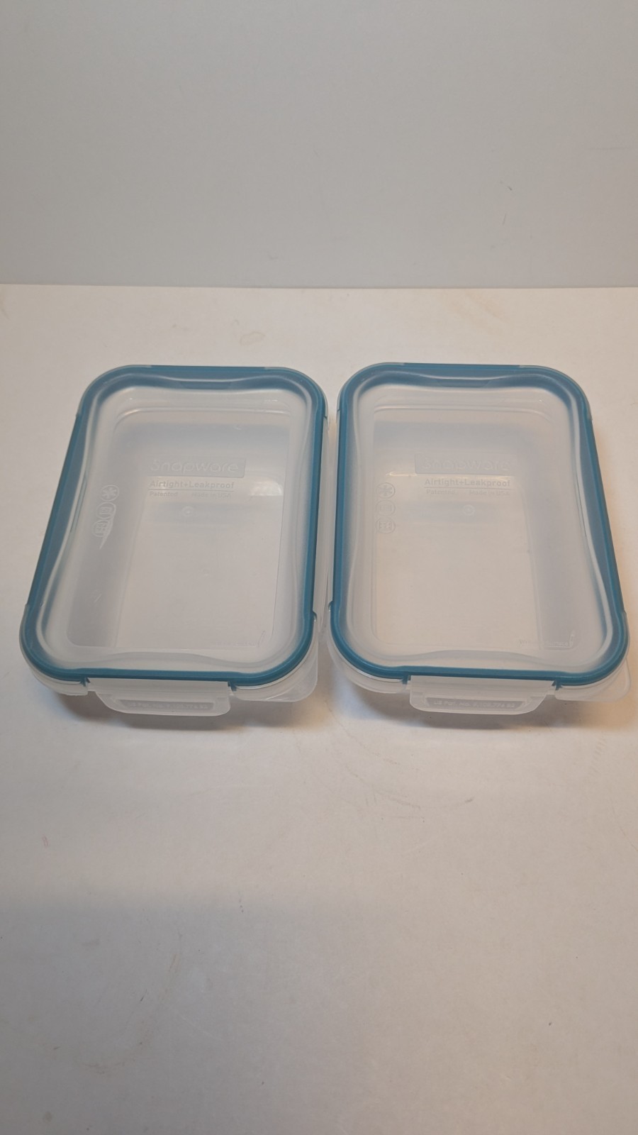 3 Snapware Containers Two 3 Cup (.7 L) One 5 Cup (1.2 L)