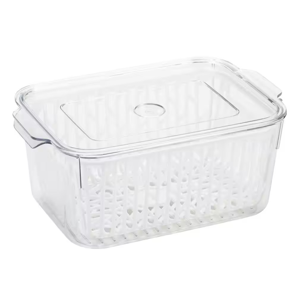 1-Piece Set Storage Container with Strainer