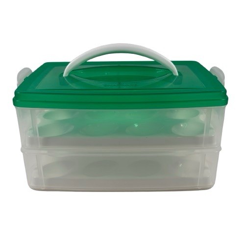 Snapware Refrigerator Egg Holder Keeper Carrier Deviled Tray Storage Container