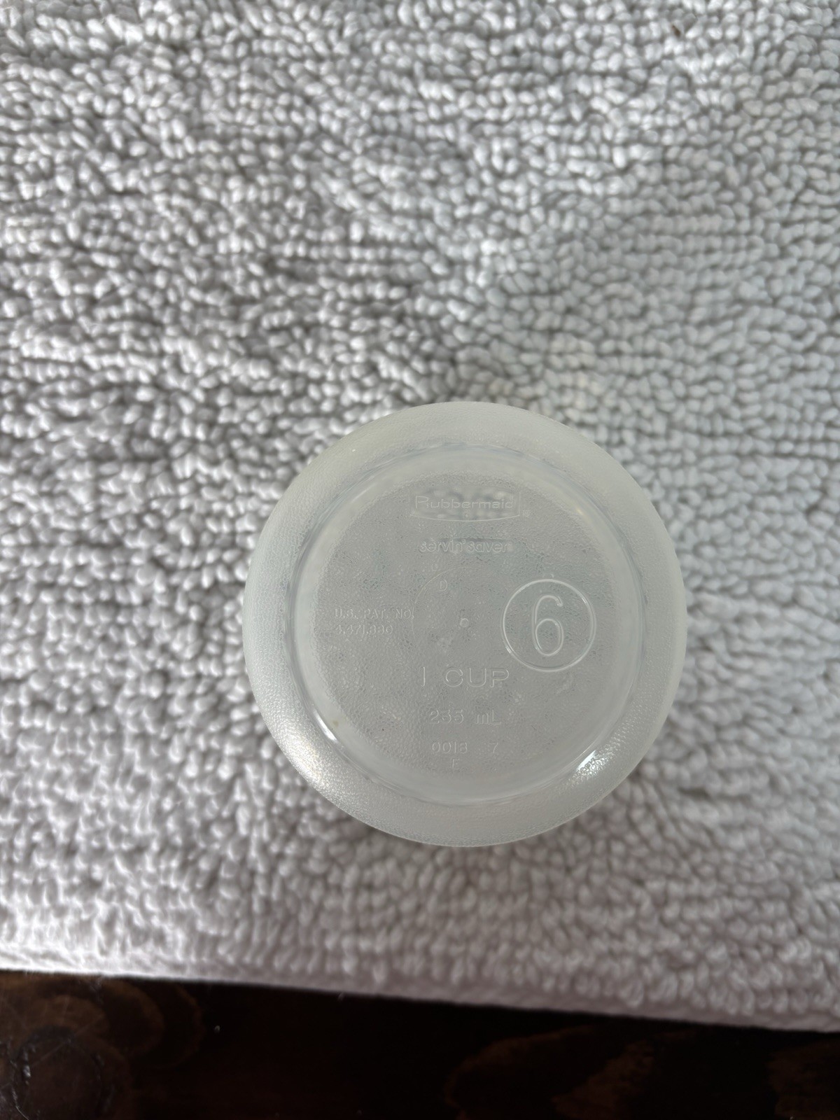 VTG Rubbermaid Servin’ Saver 0,6,1,2,9 Container Set 10pcs Snap Lid Clear/White